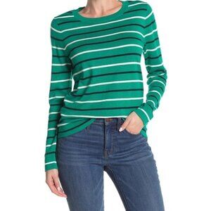 NWOT J. Crew Multicolor Stripe Pullover Sweater long sleeves